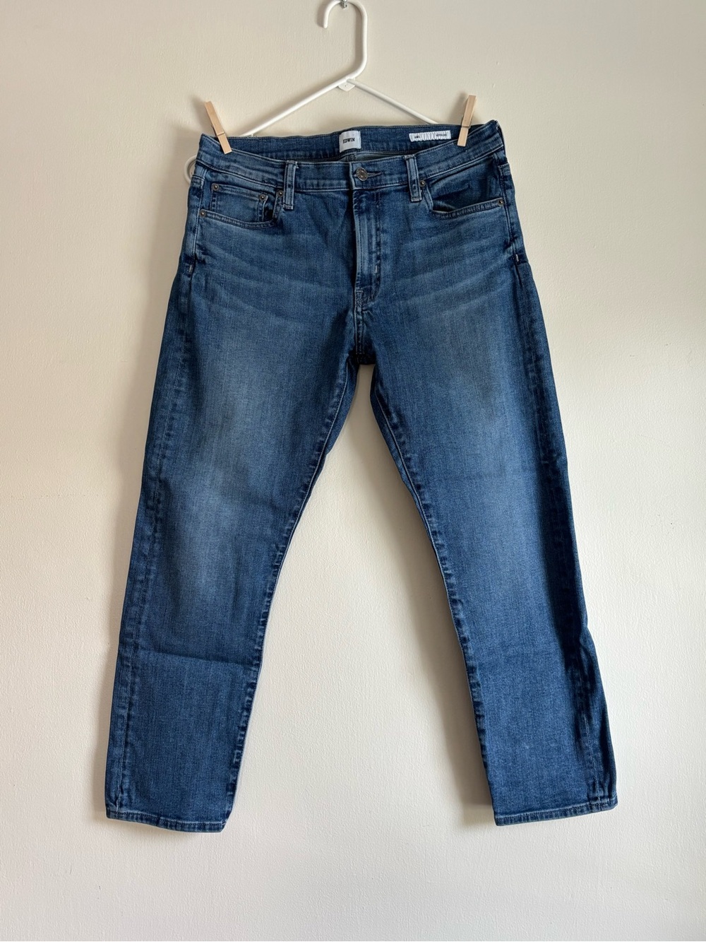 Edwin Jamie Boyfriend Jeans in Dark Blue Wash